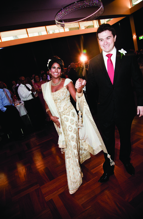 Geetha and Andrew at Curzon Hall