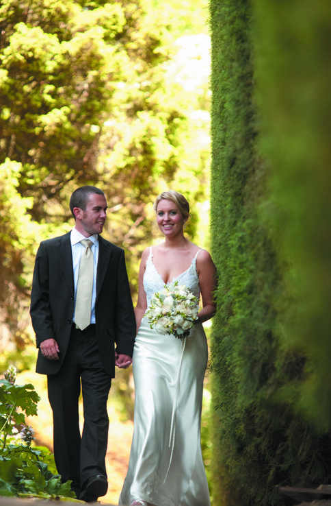 Sarah and Aaron at Milton Park Country House
