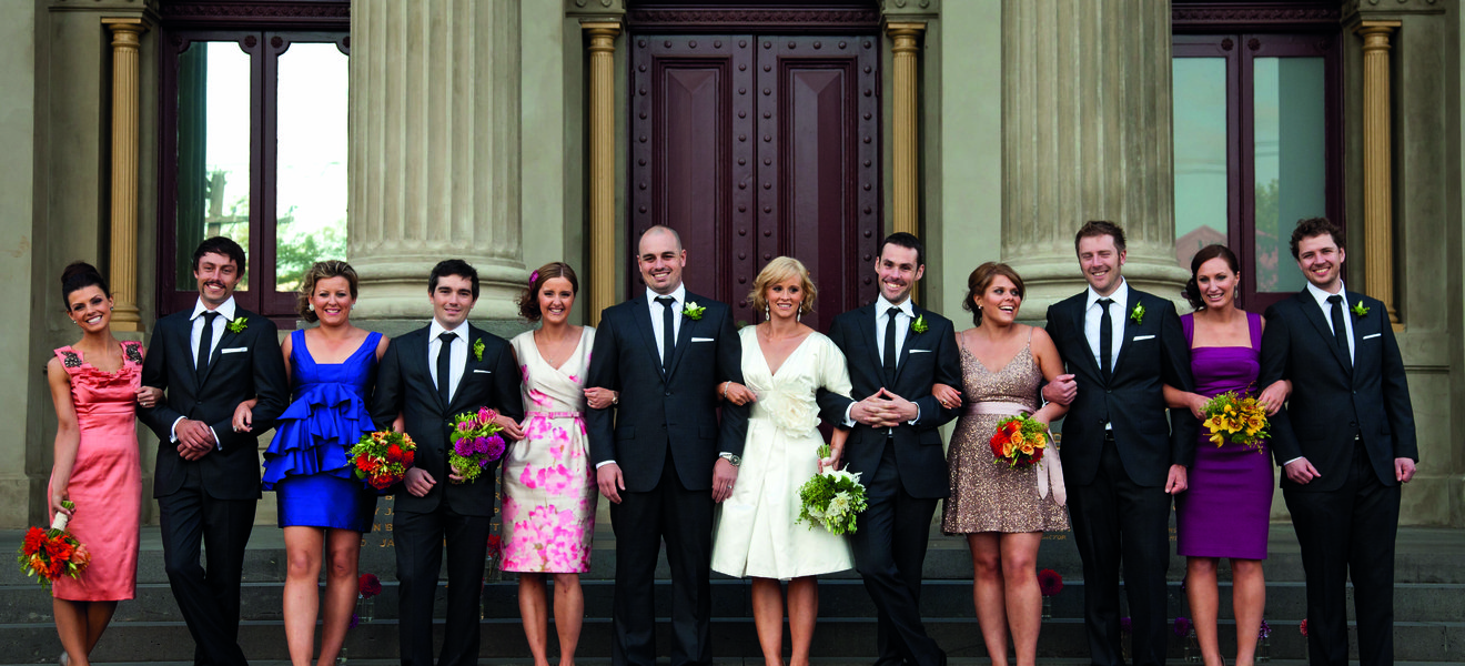 Emma and Steve at Fitzroy Town Hall