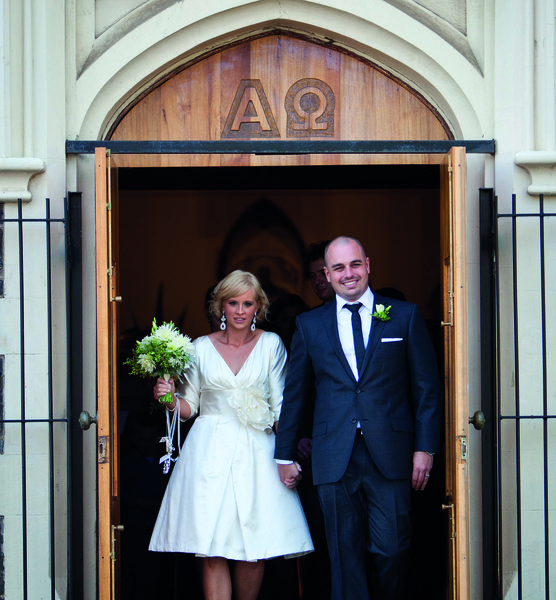 Emma and Steve at Fitzroy Town Hall