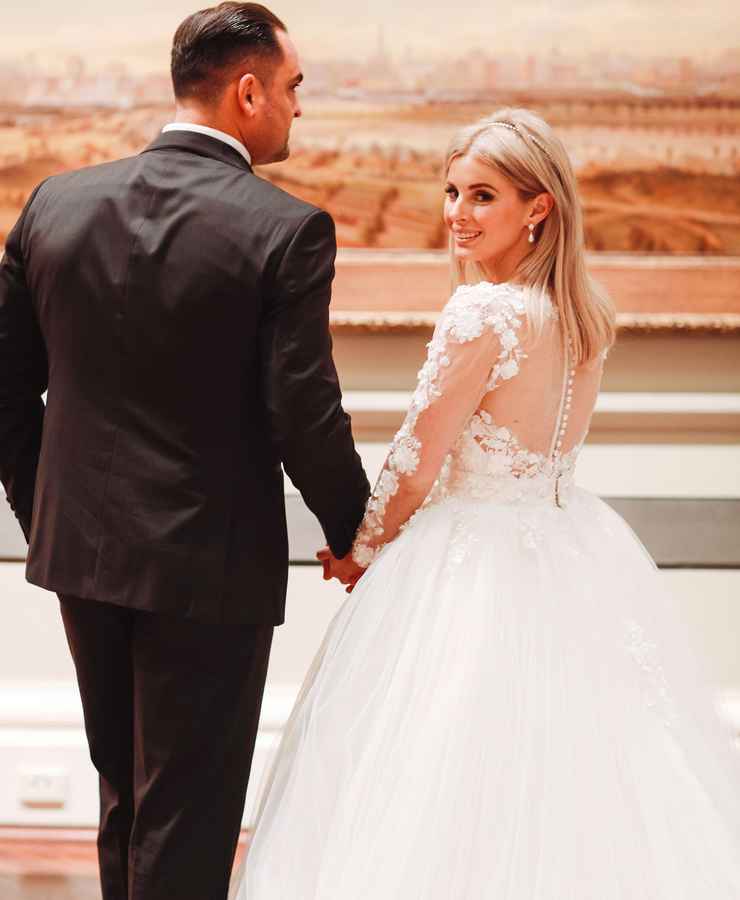 Elizabeth & Glenn at State Library of Victoria