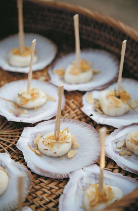 Appetizers - Courtney and Andrew's Wedding at Boyd Baker House