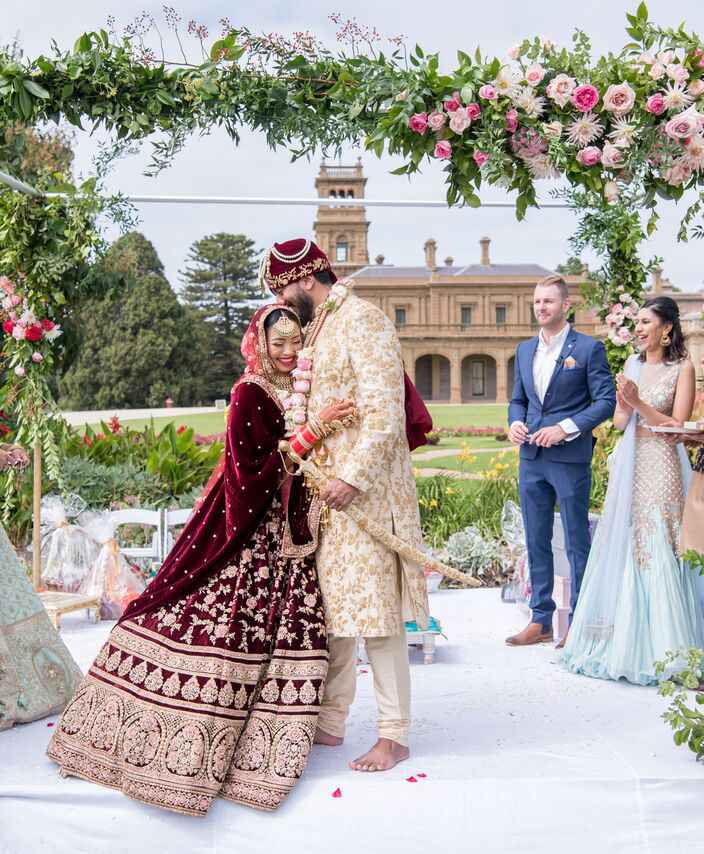 Chandrika and Arwinder at The Refectory Werribee by Bursaria