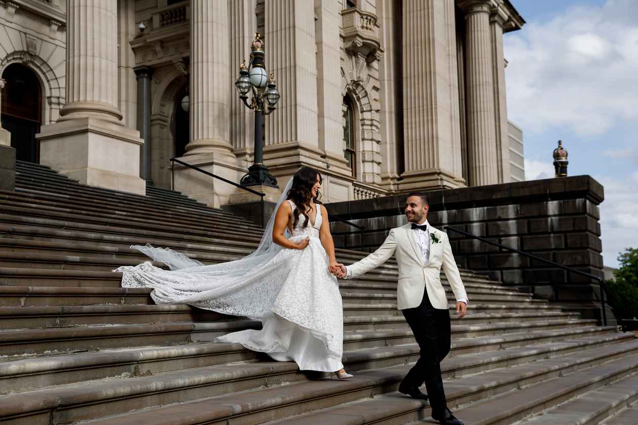 Stacey and Andrew at RACV City Club