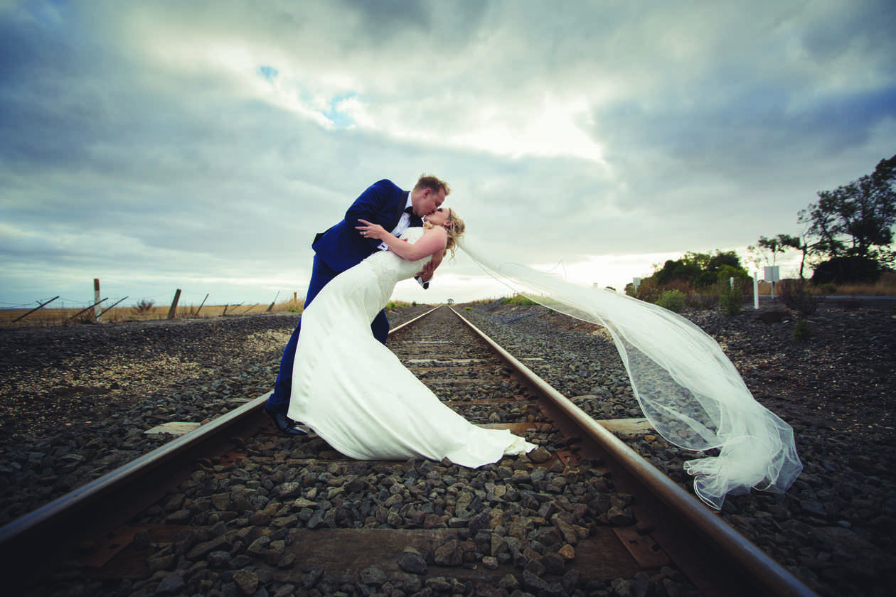 Alana and Daniel at Mt Duneed Estate