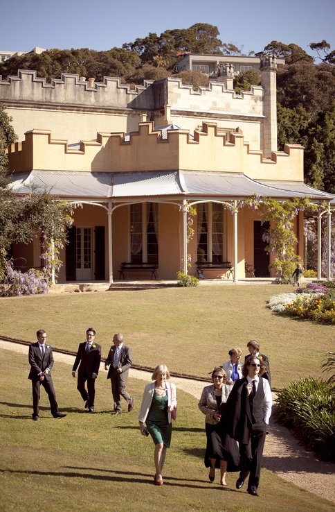 Kate and Guido at Vaucluse House Tearooms