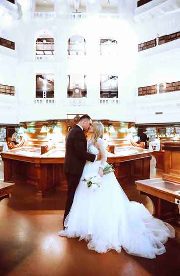 Elizabeth & Glenn at State Library of Victoria