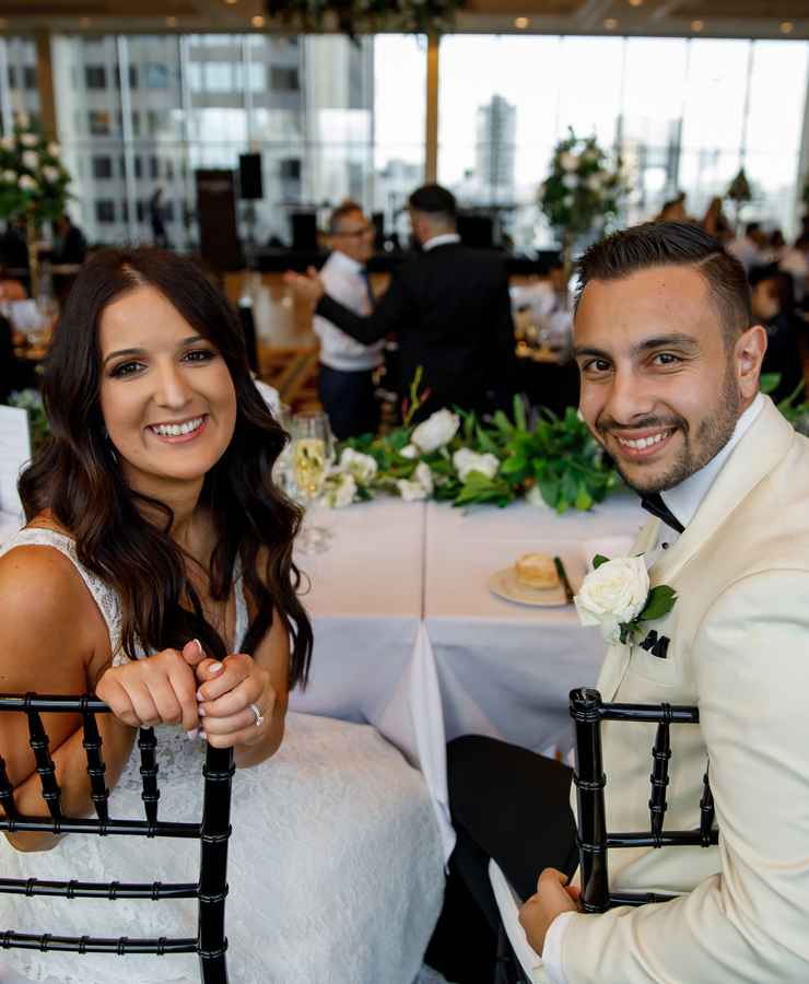 Stacey and Andrew at RACV City Club