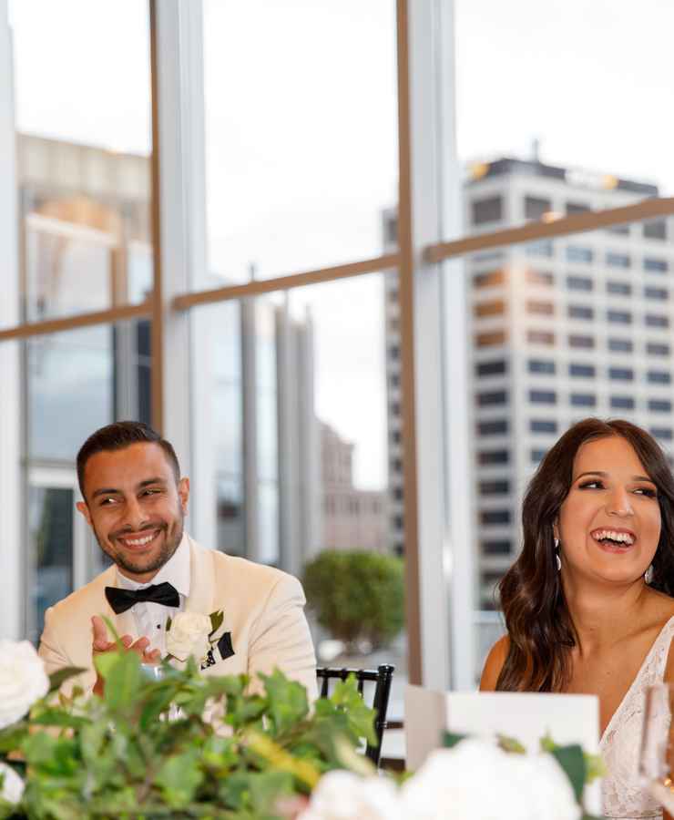 Stacey and Andrew at RACV City Club