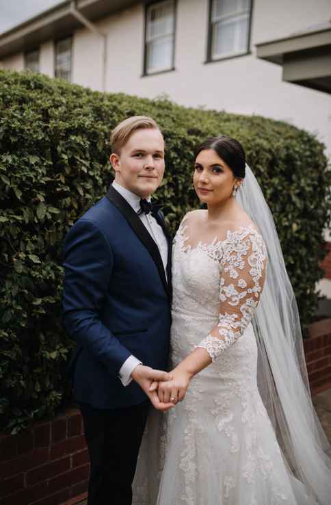 Rachel and Sean at Hotel Kurrajong