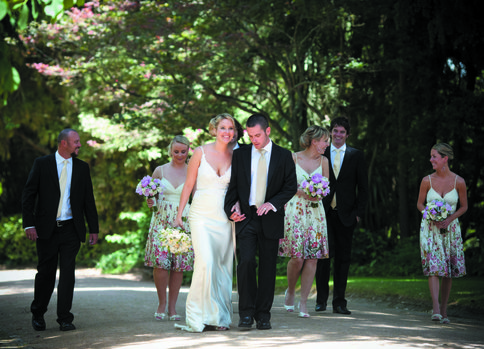 Sarah and Aaron at Milton Park Country House