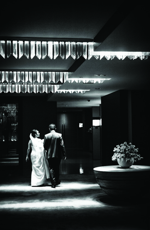 Reyna and Walter at Grand Hyatt