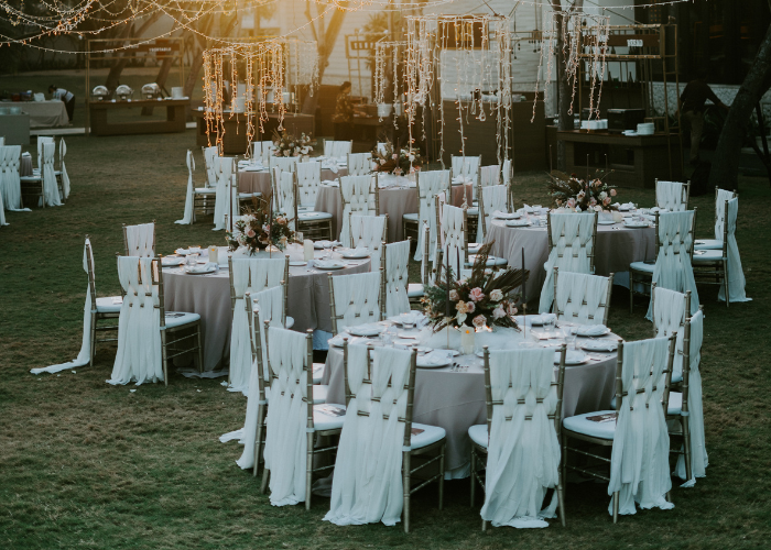 Backyard wedding