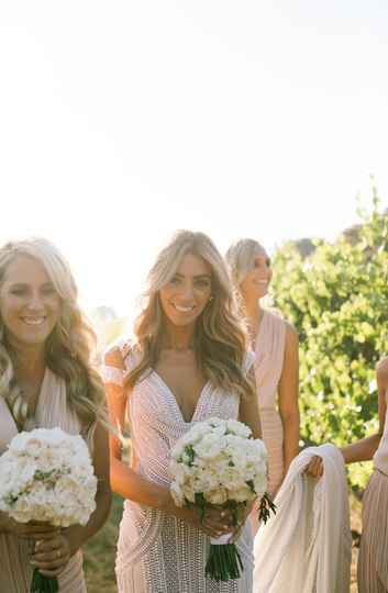 Bridesmaids Photo - Nadia and James Bartel Wedding at Baie Wines