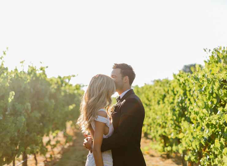 Nadia and James Bartel Wedding Photos at Baie Wines