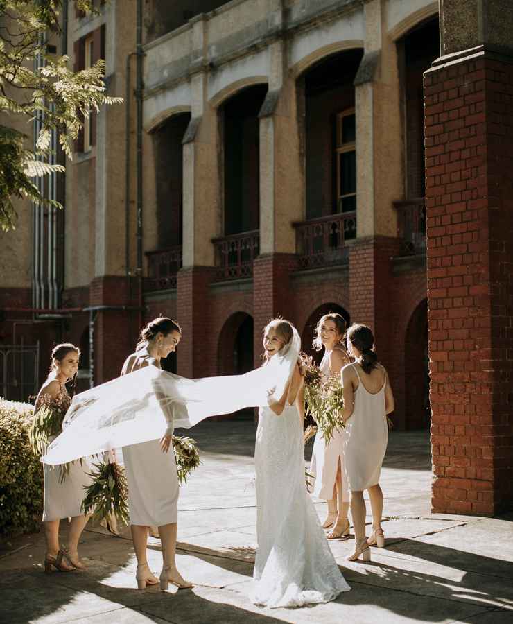 Caitlyn and Jono at Abbotsford Convent