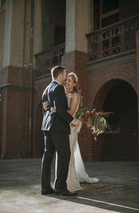 Caitlyn and Jono at Abbotsford Convent