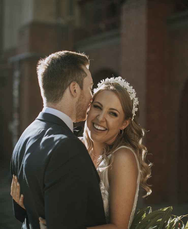 Caitlyn and Jono at Abbotsford Convent