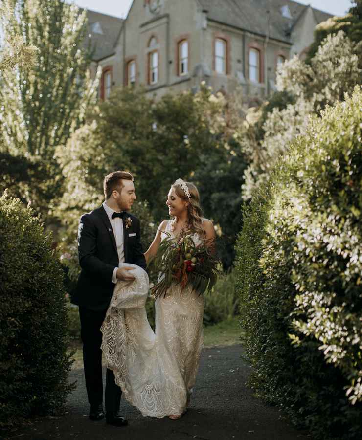 Caitlyn and Jono at Abbotsford Convent