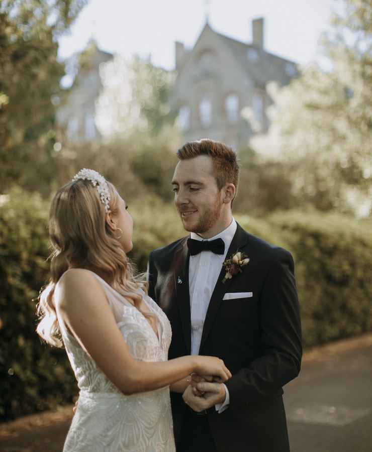 Caitlyn and Jono at Abbotsford Convent