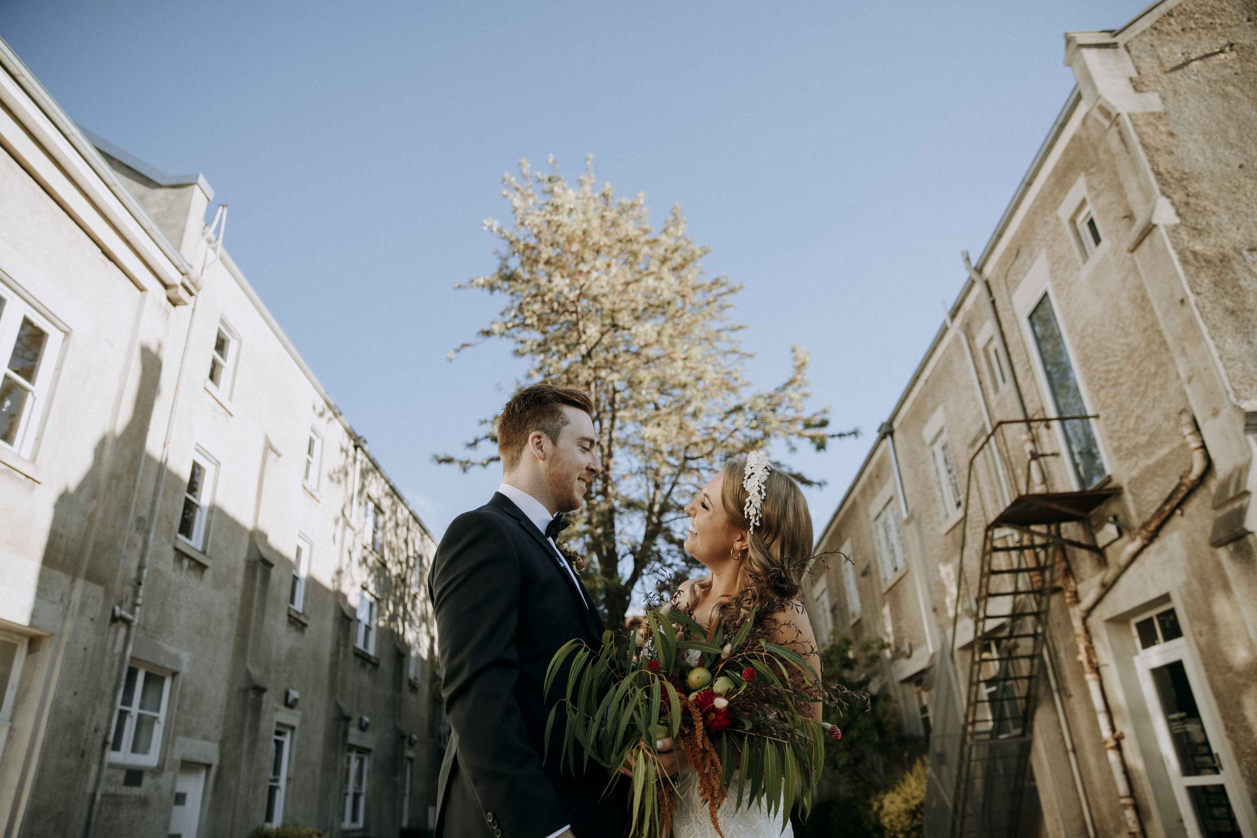 Caitlyn and Jono at Abbotsford Convent