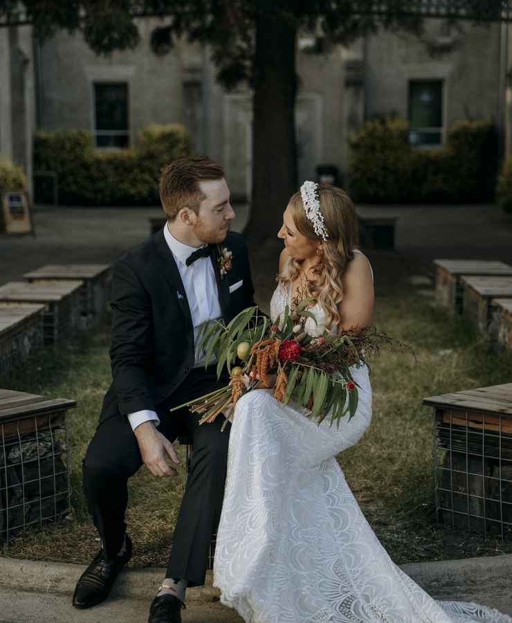 Caitlyn and Jono at Abbotsford Convent