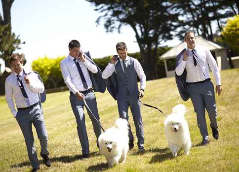 Groomsmen Photos - Trent and Brooke's Wedding at Private Residence