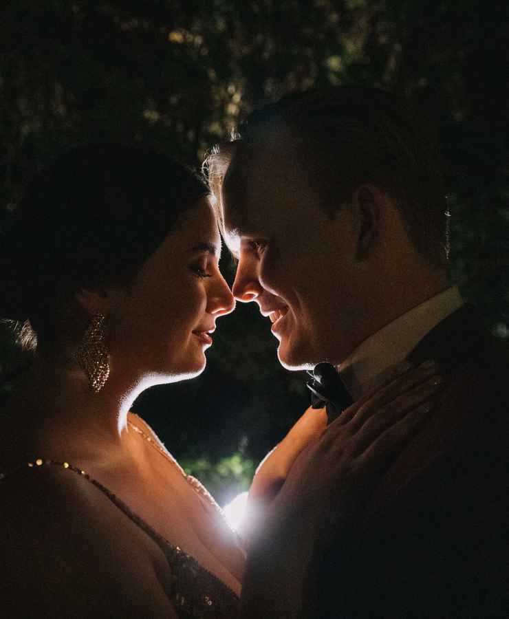 Rachel and Sean at Hotel Kurrajong