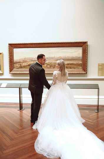 Elizabeth & Glenn at State Library of Victoria