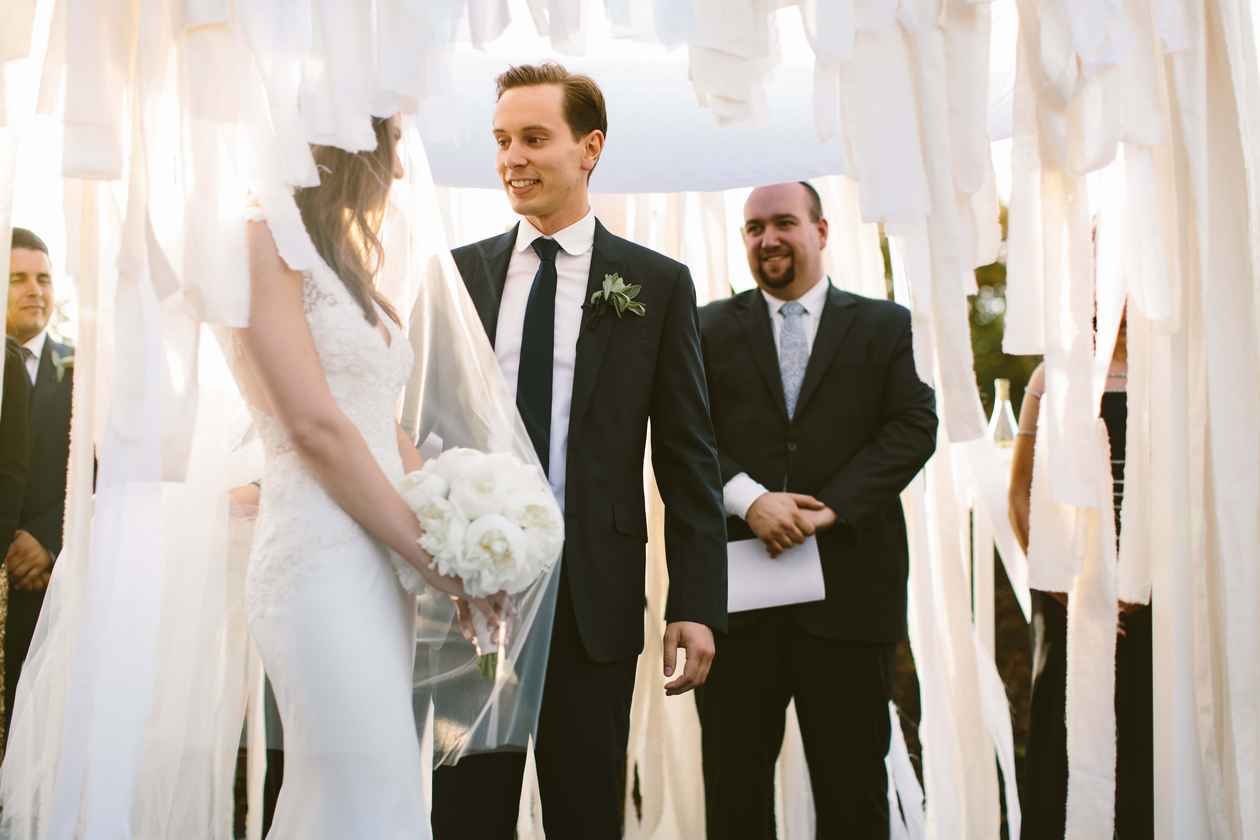 Aimee and Christopher Wedding Ceremony at Stokehouse