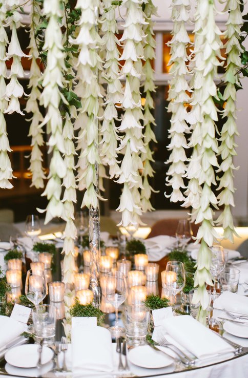 Flower & Table Setup - Aimee and Christopher Wedding at Stokehouse