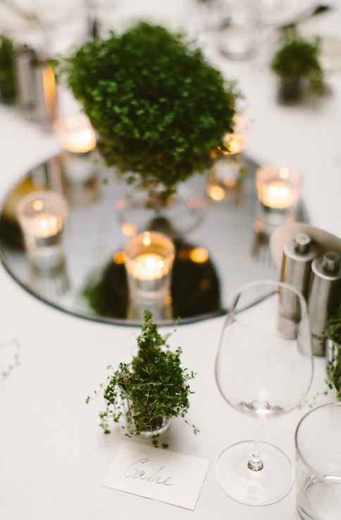 Table Setup - Aimee and Christopher Wedding at Stokehouse