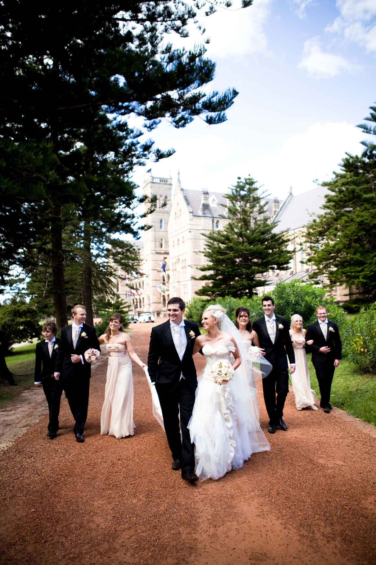 Melissa and Daniel at Opera Point Marquee