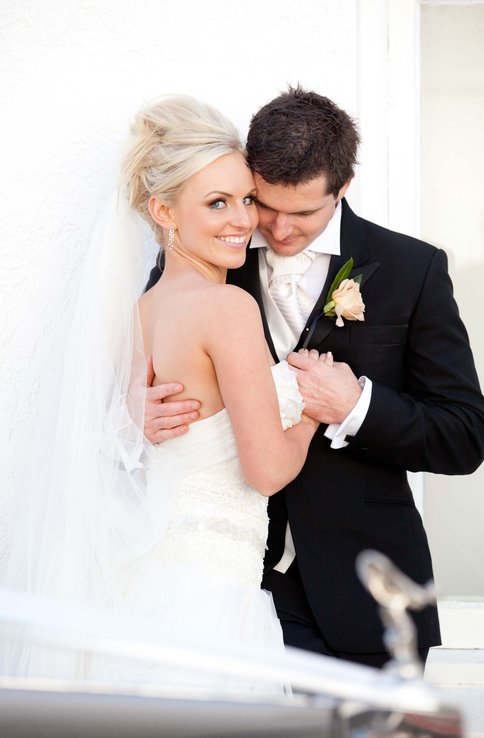 Melissa and Daniel at Opera Point Marquee