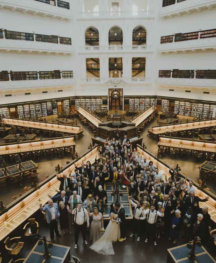 Giulia & Stuart’s Wedding at The State Library of Victoria