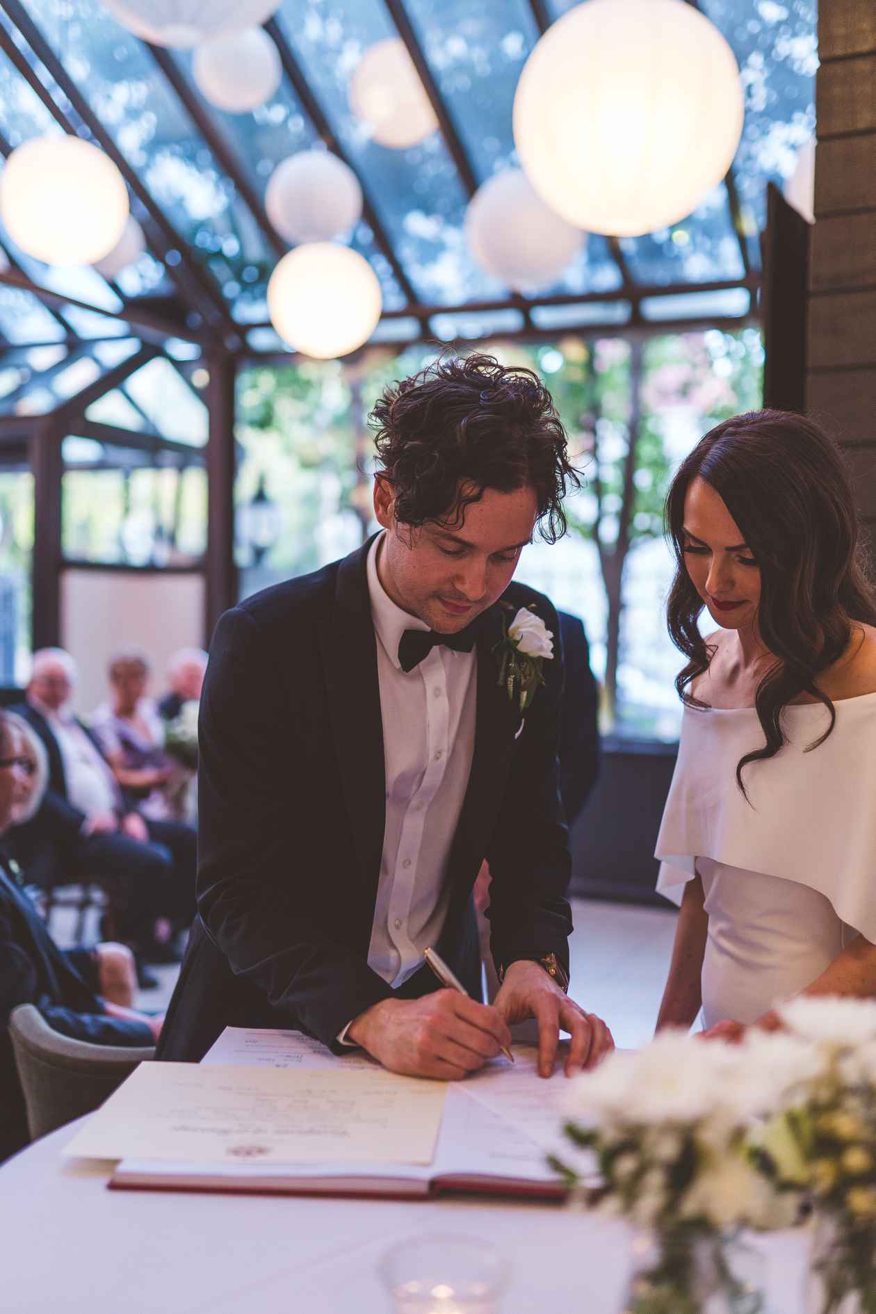 Emma and Brad at St Andrews Conservatory