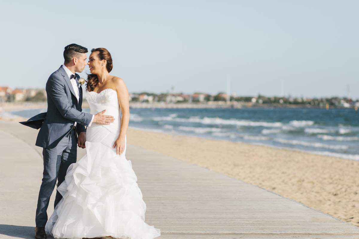 Encore St. Kilda Beach Wedding