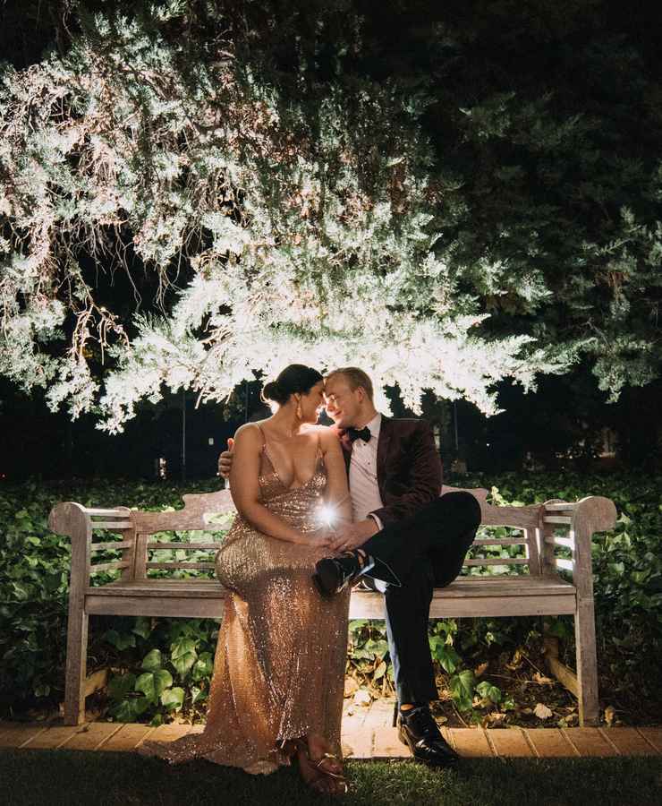 Rachel and Sean at Hotel Kurrajong