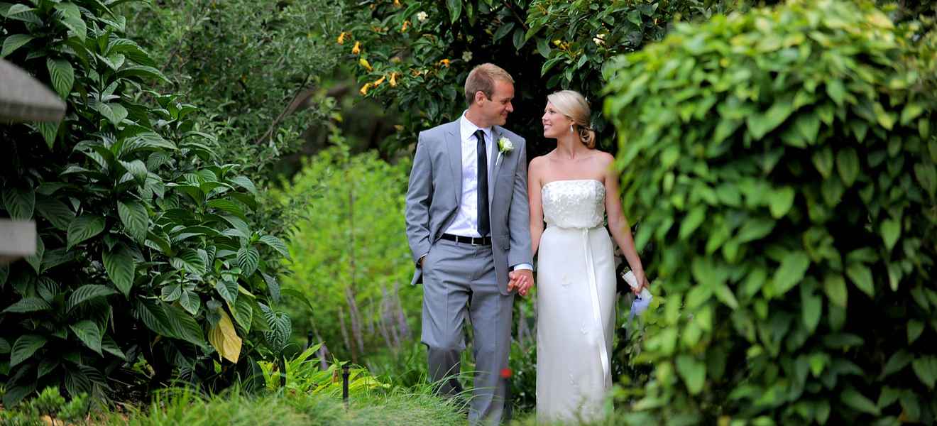 Molly and Erik at Botanic Gardens Restaurant