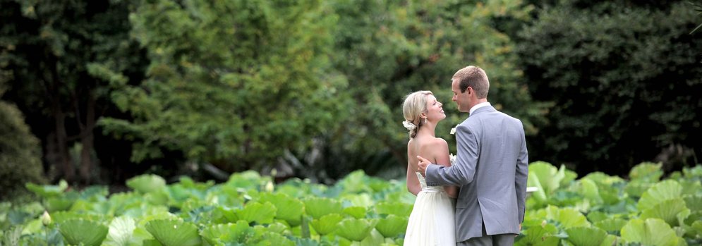 Molly and Erik at Botanic Gardens Restaurant