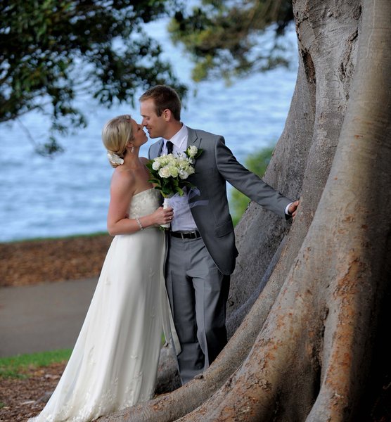 Molly and Erik at Botanic Gardens Restaurant