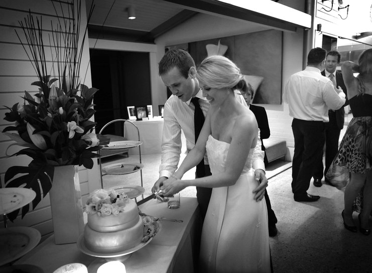 Molly and Erik at Botanic Gardens Restaurant