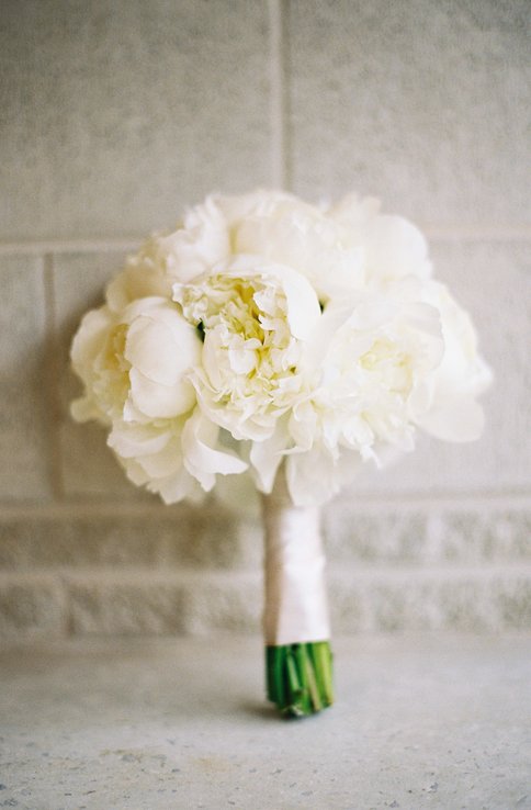 Bouquet of Flowers at Aimee and Christopher Wedding in Stokehouse