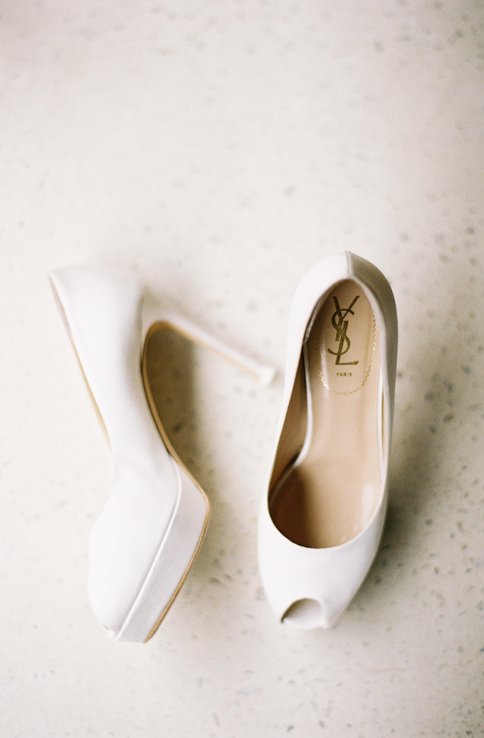 Bridal Shoes - Aimee and Christopher Wedding at Stokehouse