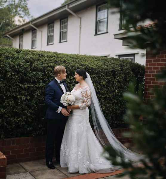 Rachel and Sean at Hotel Kurrajong