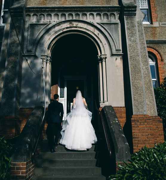 Brigitte and Angus at Abbotsford Convent