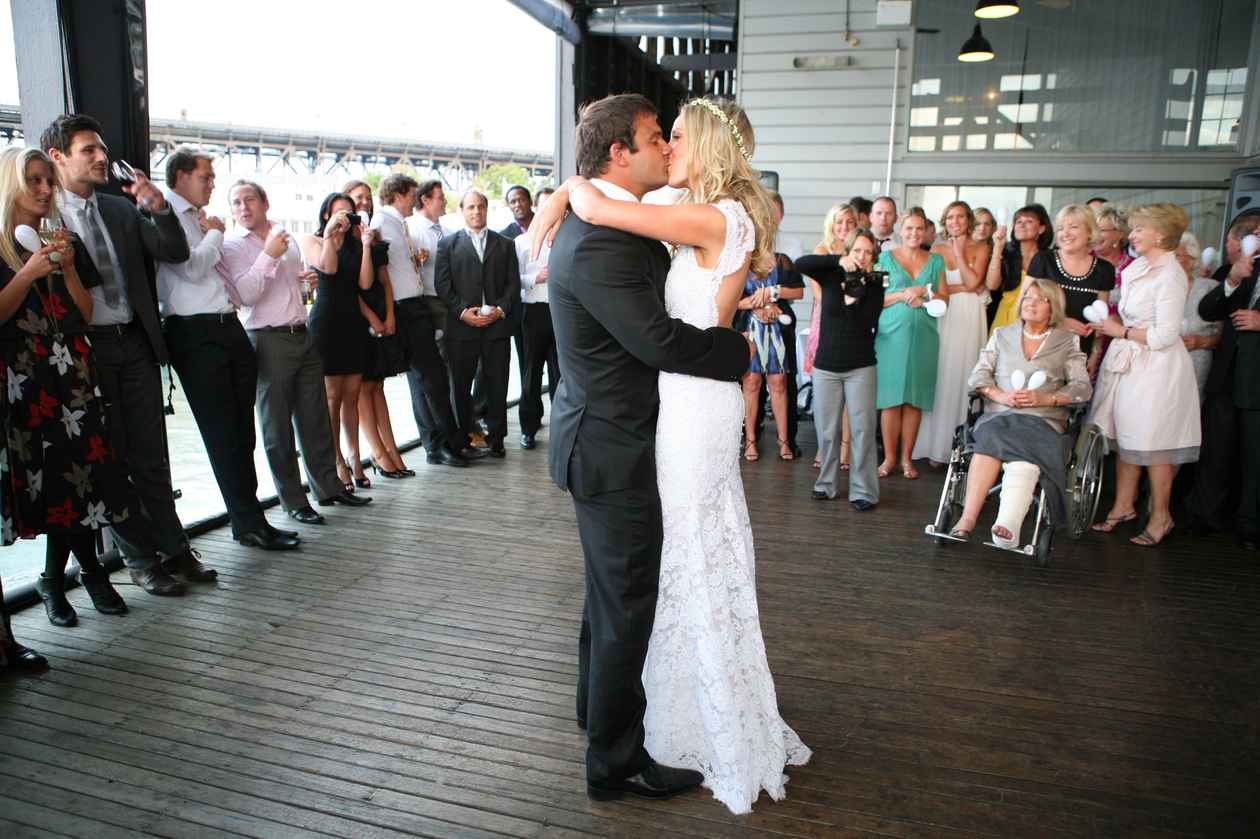Tamie and Adam at The Wharf Restaurant