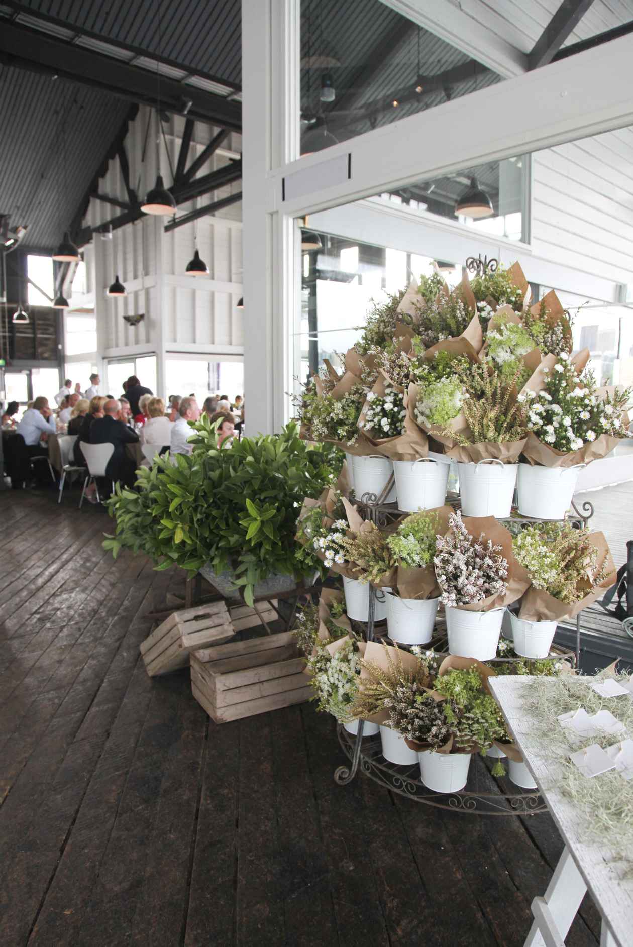 Tamie and Adam at The Wharf Restaurant