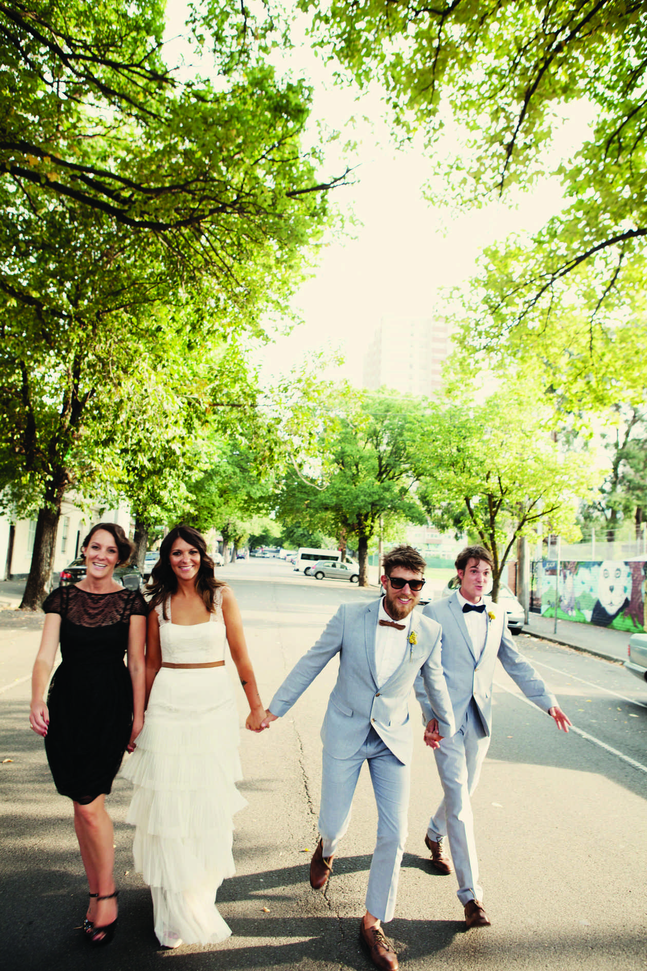 Catherine and David at Fitzroy Town Hall