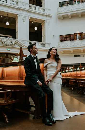 Simi and Jeremy's Wedding at The State Library Victoria